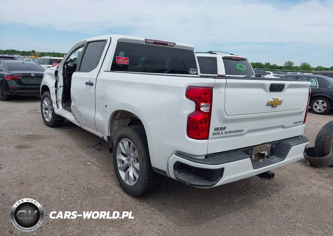 2022 Chevrolet Silverado 1500 2Wd Short Bed Custom VIN:3GCPABEK4NG531156 - 3