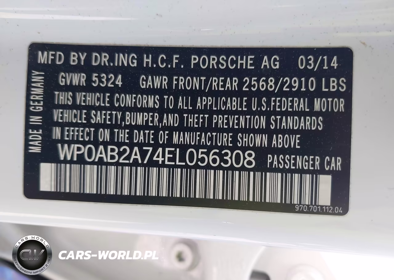 2014 Porsche Panamera S VIN:WP0AB2A74EL056308 - 9