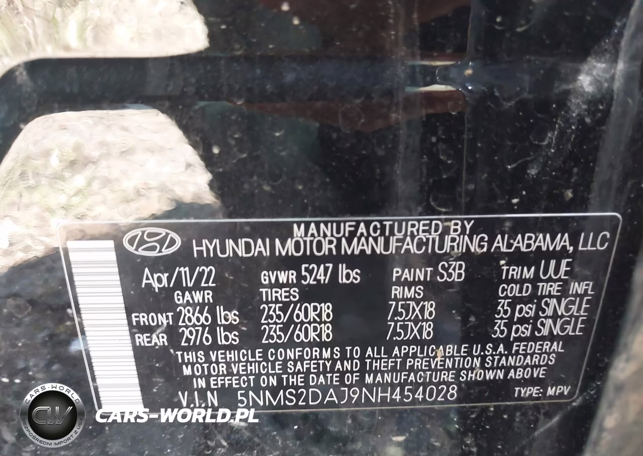 2022 Hyundai Santa Fe Sel VIN:5NMS2DAJ9NH454028 - 9