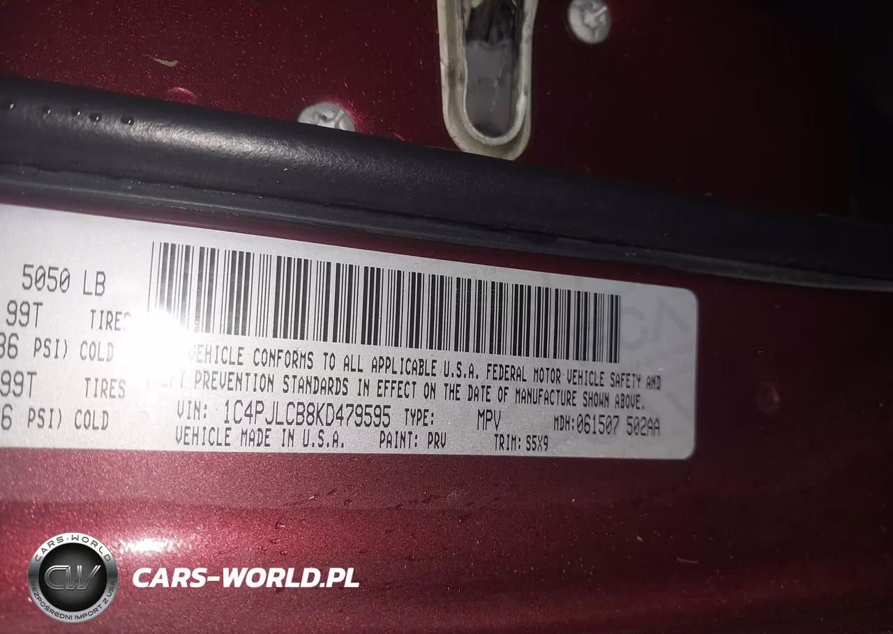2019 Jeep Cherokee Latitude Fwd VIN:1C4PJLCB8KD479595 - 9