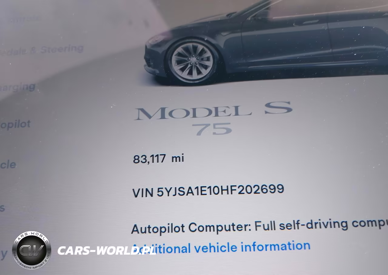 2017 Tesla Model S 60-75 VIN:5YJSA1E10HF202699 - 15