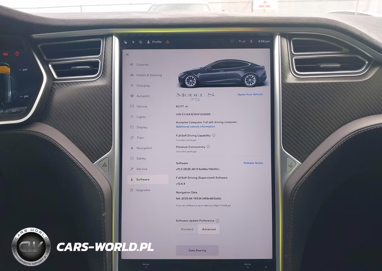 2017 Tesla Model S 60-75 VIN:5YJSA1E10HF202699 - 18