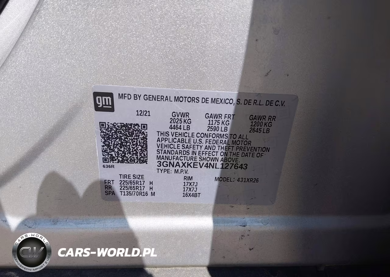 2022 Chevrolet Equinox Fwd Lt VIN:3GNAXKEV4NL127643 - 9