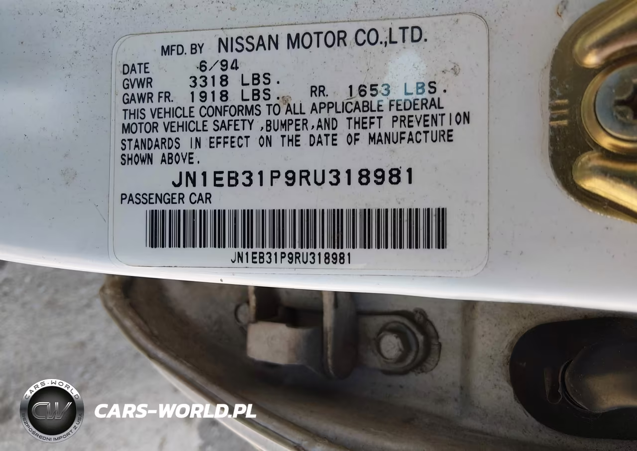 1994 Nissan Sentra E-Xe-Gxe-Le VIN:JN1EB31P9RU318981 - 9