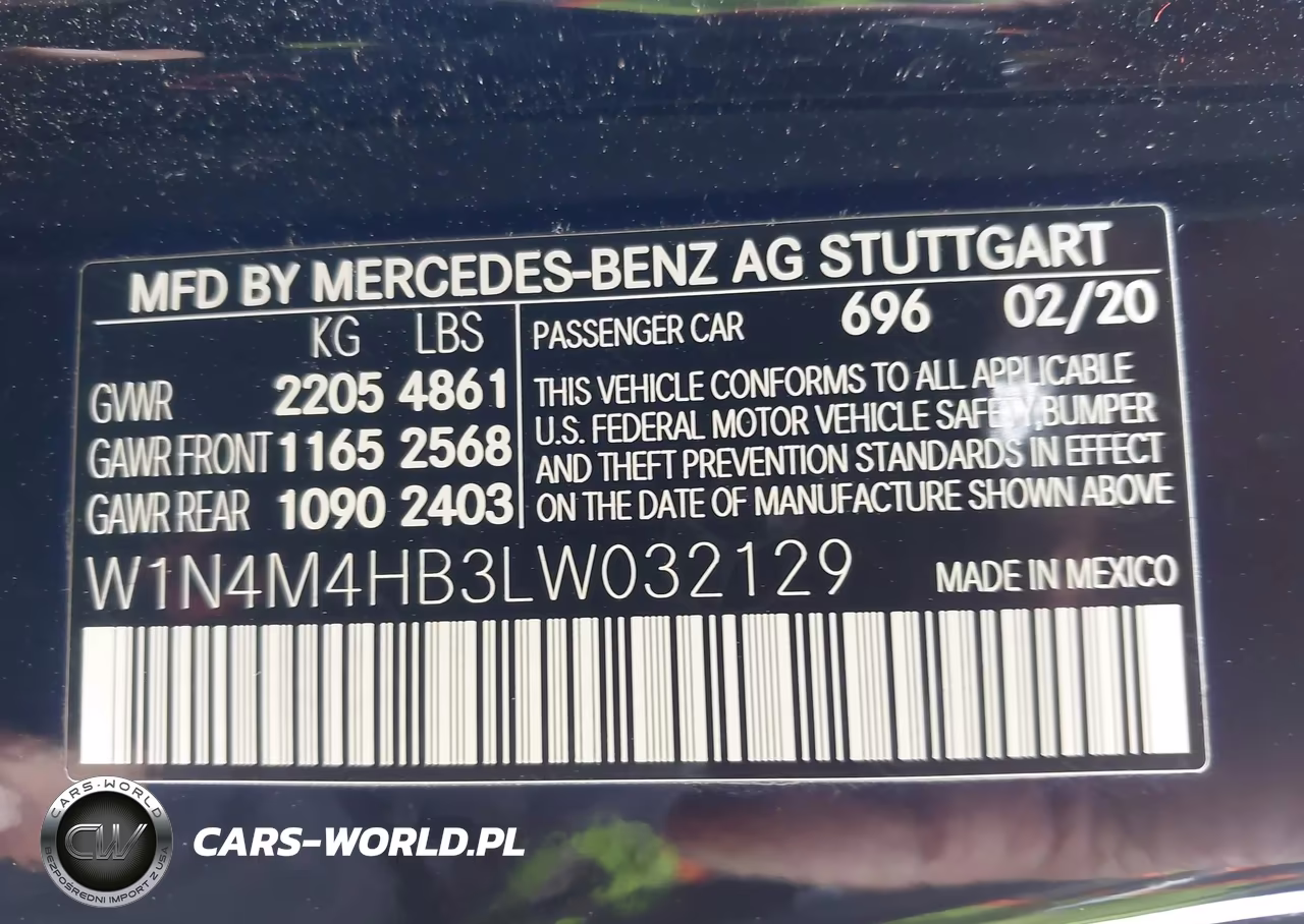 2020 Mercedes-Benz Glb 250 4Matic VIN:W1N4M4HB3LW032129 - 9