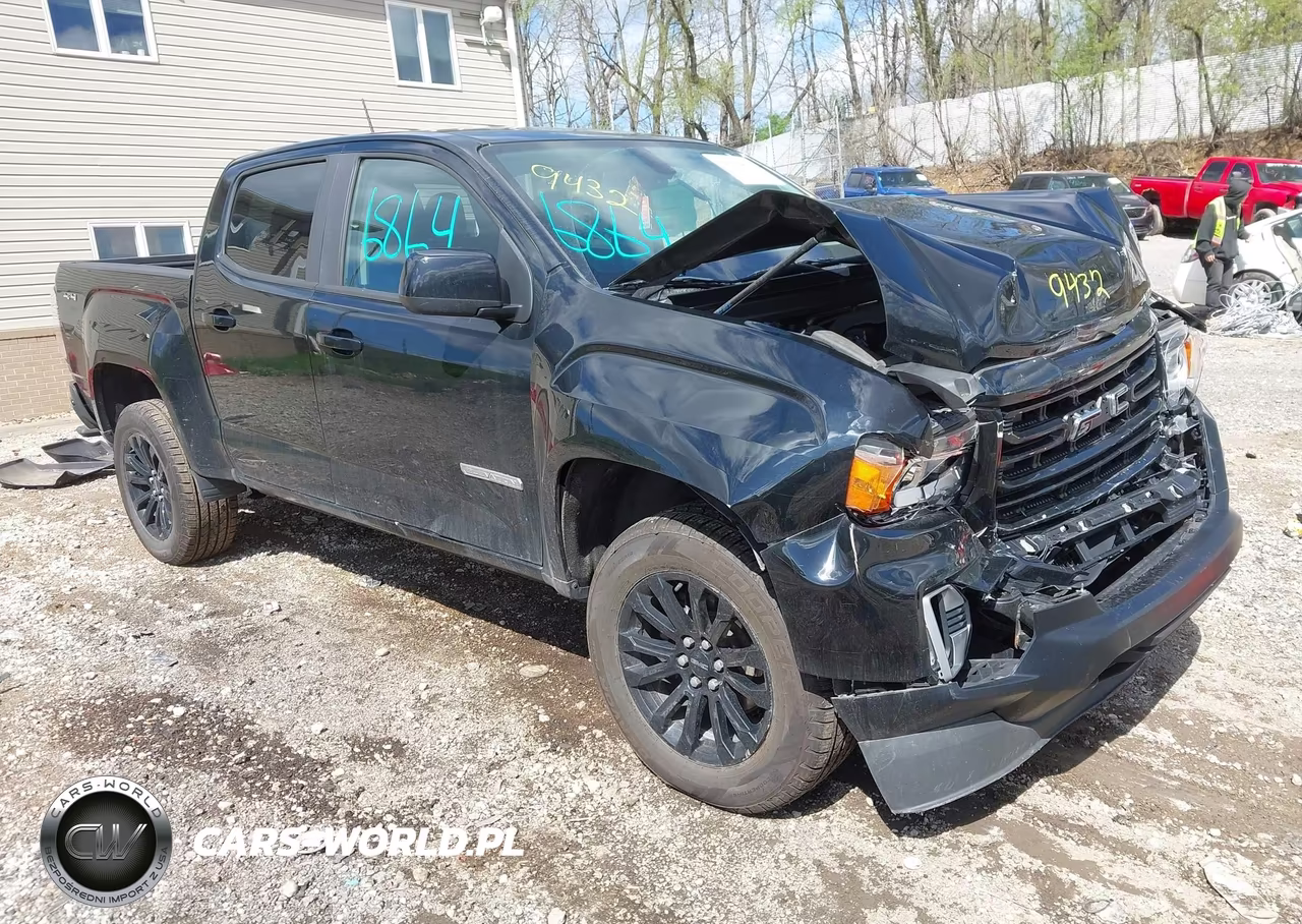 2021 GMC Canyon 4Wd Short Box Elevation