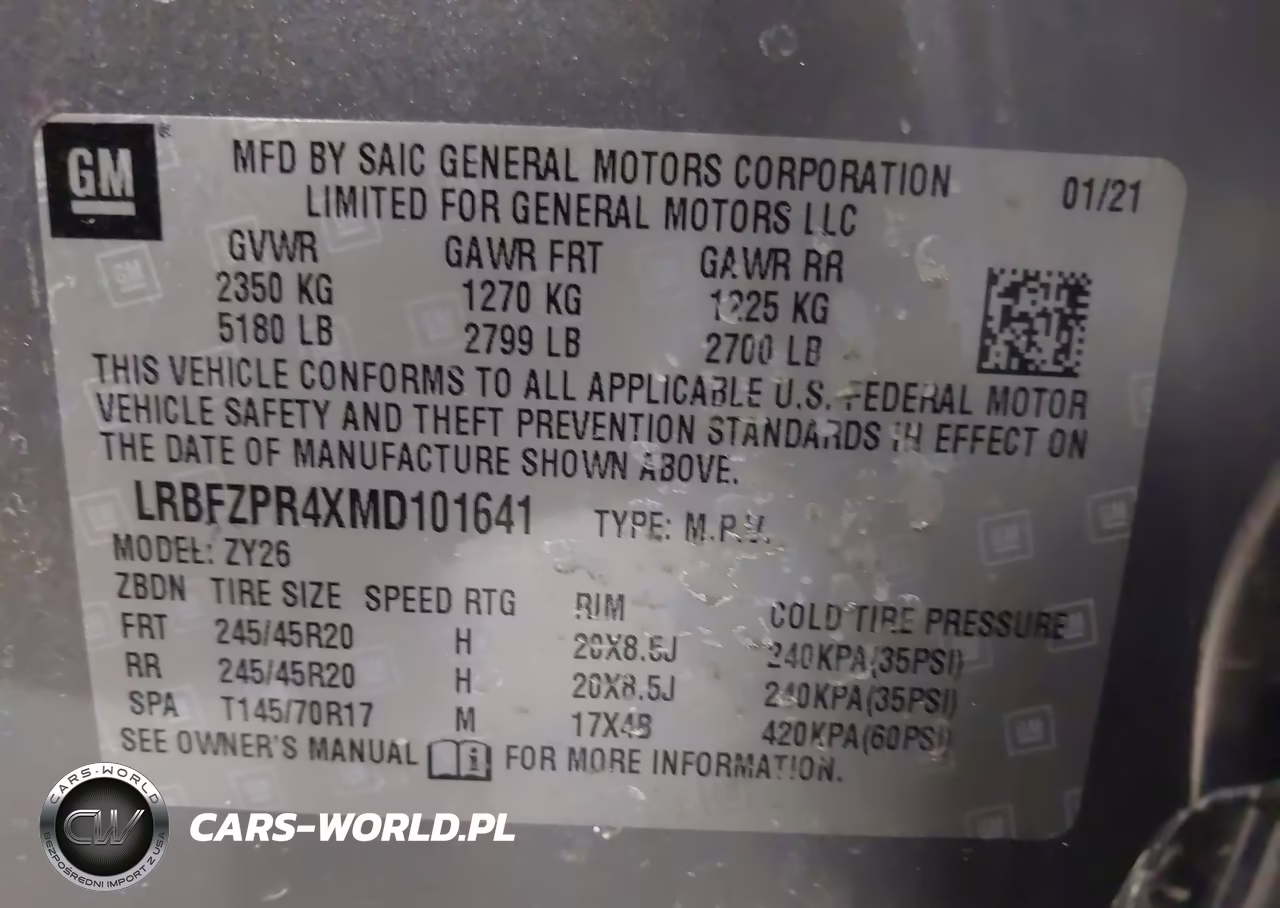 2021 Buick Envision Awd Essence VIN:LRBFZPR4XMD101641 - 9