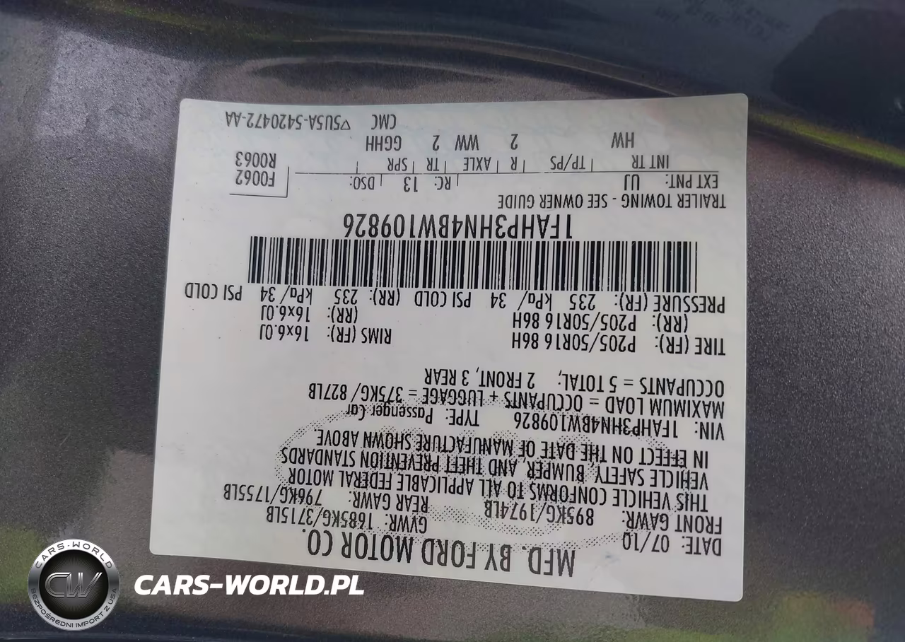 2011 Ford Focus Sel VIN:1FAHP3HN4BW109826 - 9