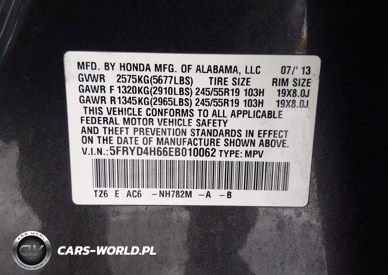 2014 Acura Mdx Technology Pkg W-Entertainment Pkg VIN:5FRYD4H66EB010062 - 9