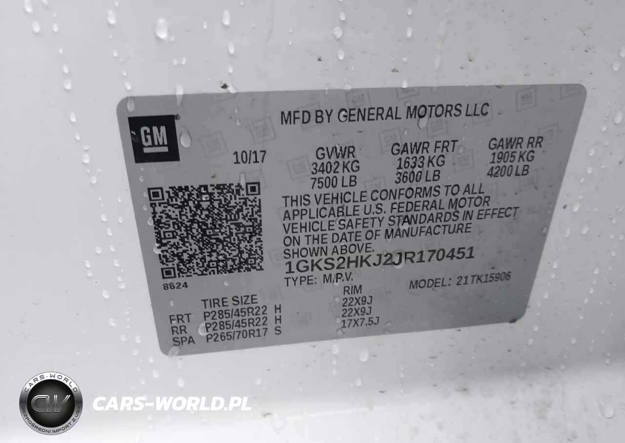 2018 GMC Yukon Xl Denali VIN:1GKS2HKJ2JR170451 - 9