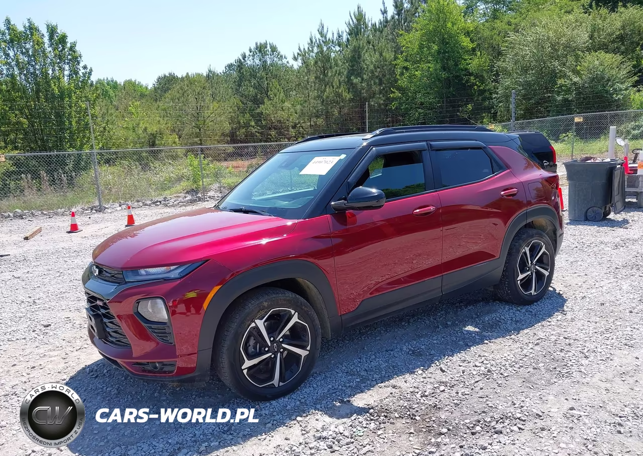 2022 Chevrolet Trailblazer Rs VIN:KL79MTSL1NB098565 - 2