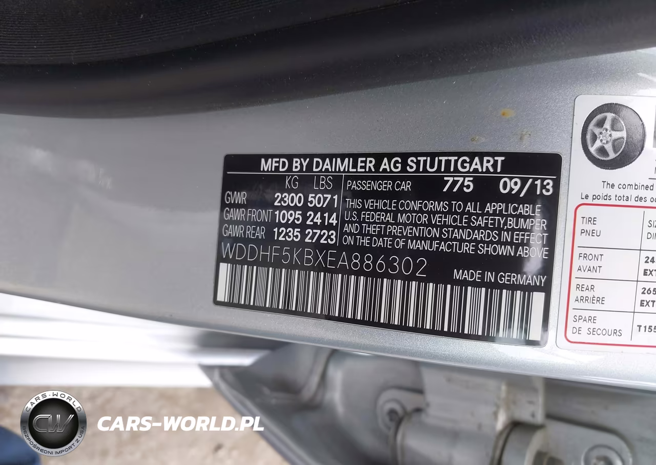 2014 Mercedes-Benz E 350 VIN:WDDHF5KBXEA886302 - 9