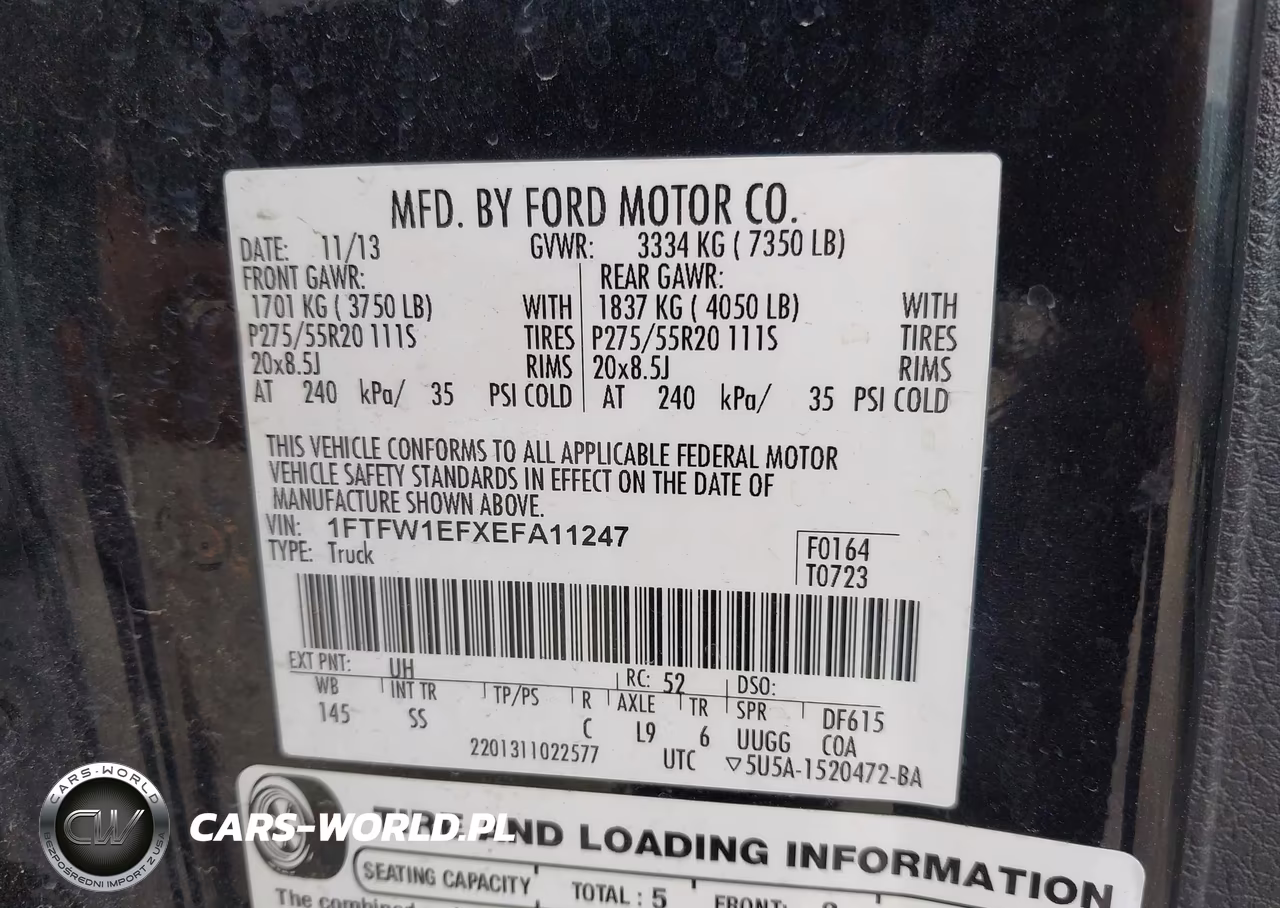 2014 Ford F-150 Stx VIN:1FTFW1EFXEFA11247 - 9