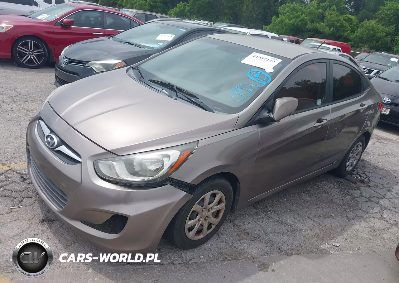 2013 Hyundai Accent Gls VIN:KMHCT4AEXDU449296 - 2