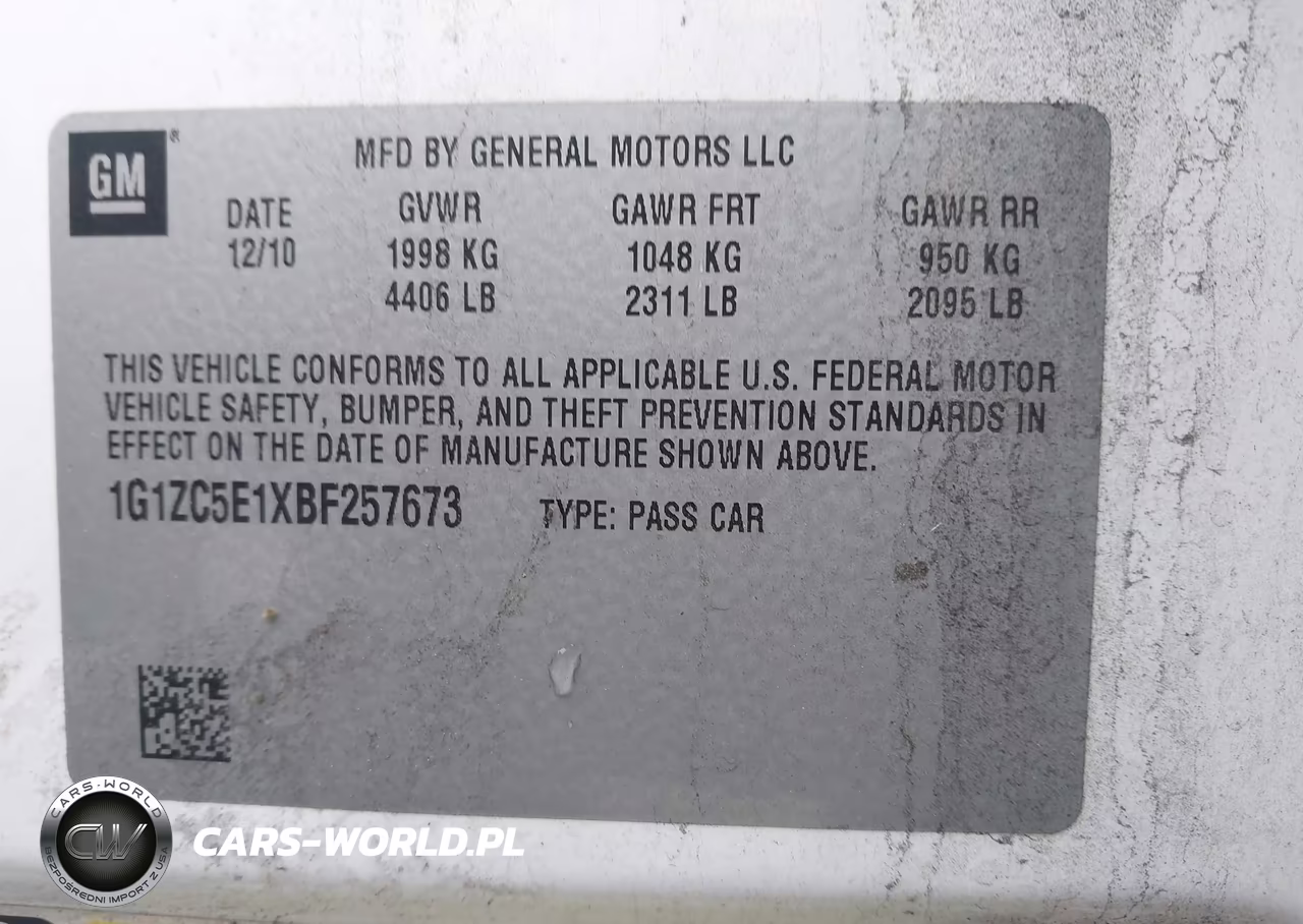 2011 Chevrolet Malibu 1Lt VIN:1G1ZC5E1XBF257673 - 9