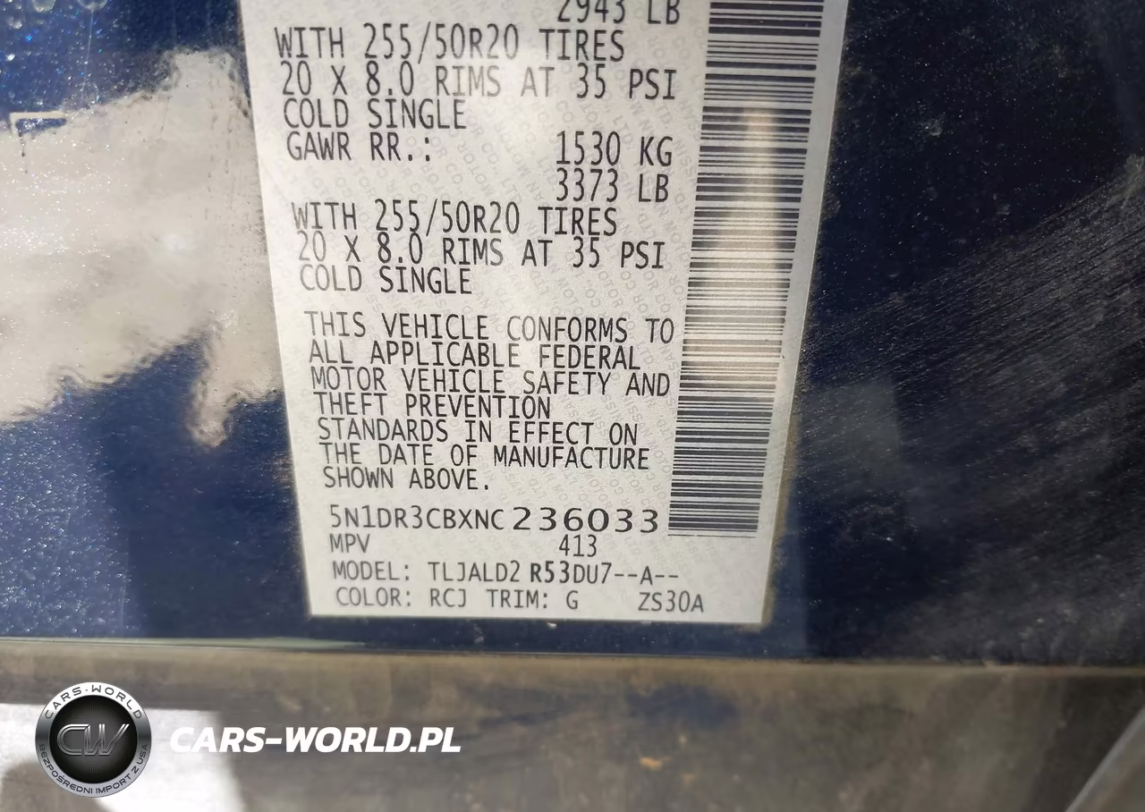 2022 Nissan Pathfinder Sl 2Wd VIN:5N1DR3CBXNC236033 - 9