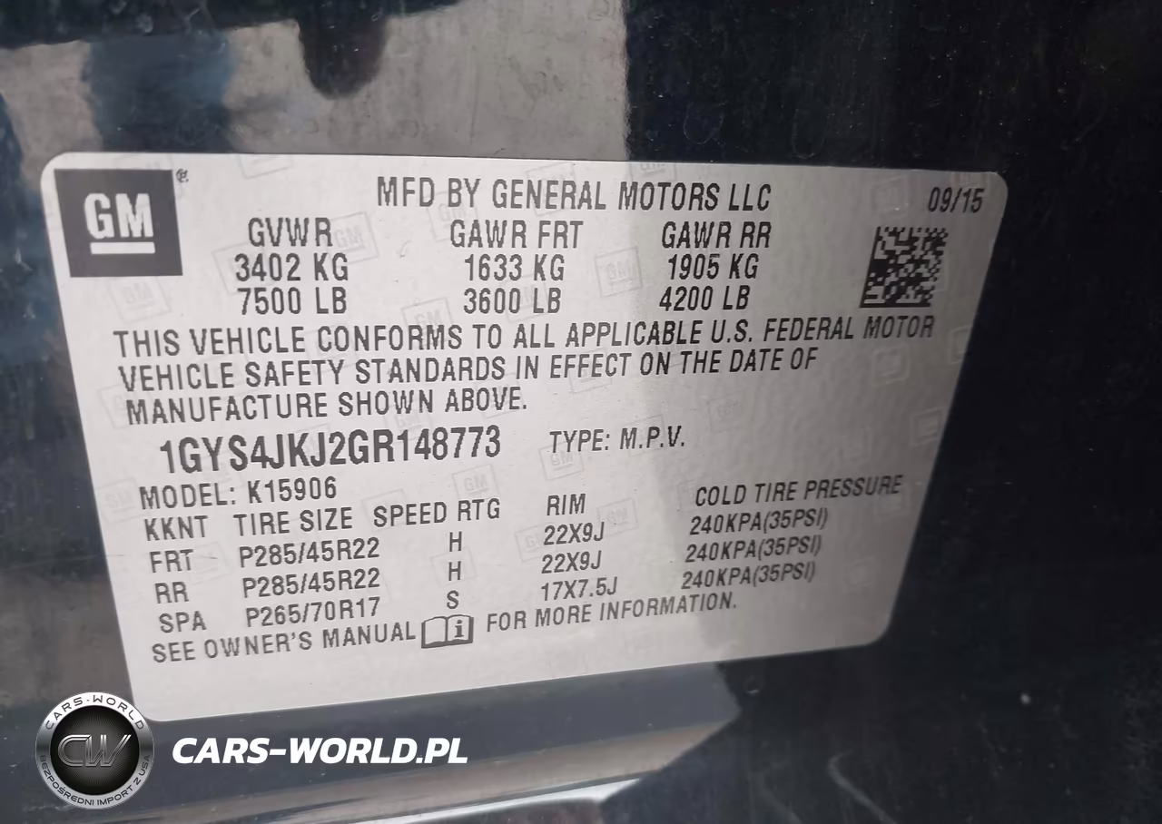2016 Cadillac Escalade Esv Premium Collection VIN:1GYS4JKJ2GR148773 - 9