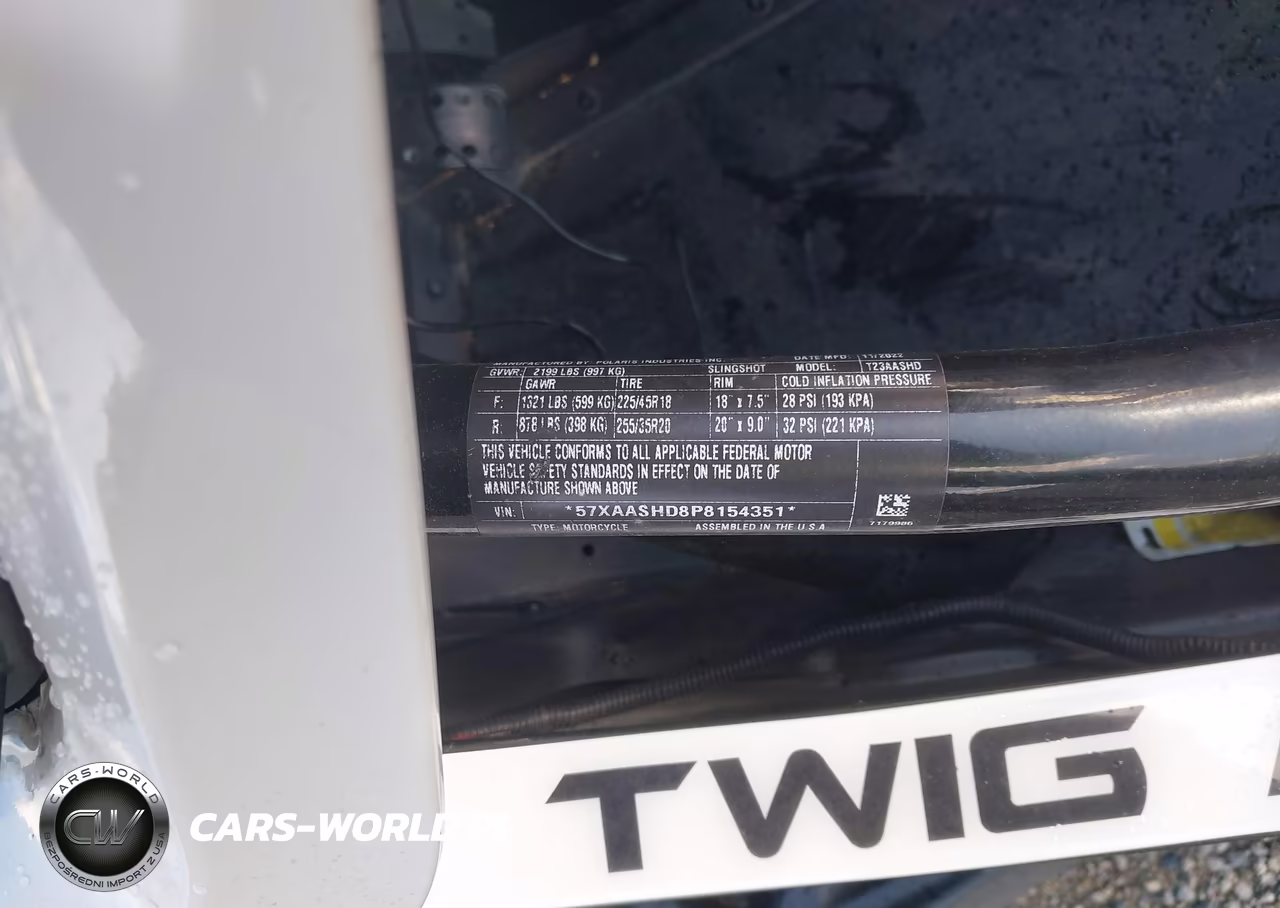 2023 Polaris Slingshot S VIN:57XAASHD8P8154351 - 9