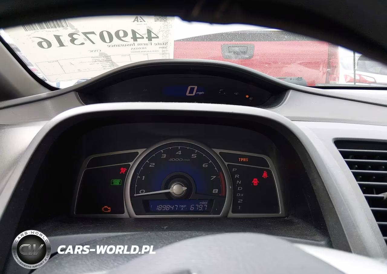2009 Honda Civic Gx VIN:1HGFA46569L000602 - 7
