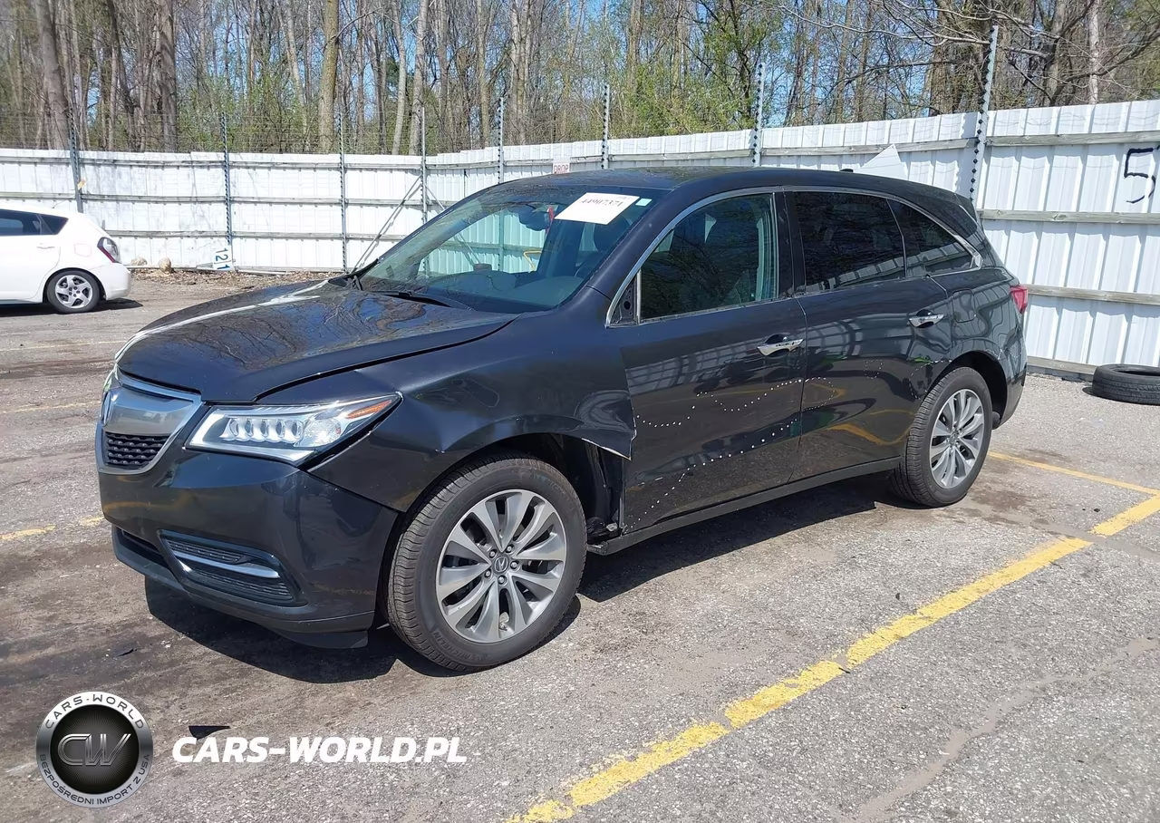 2015 Acura Mdx Technology Package VIN:5FRYD4H48FB003727 - 2