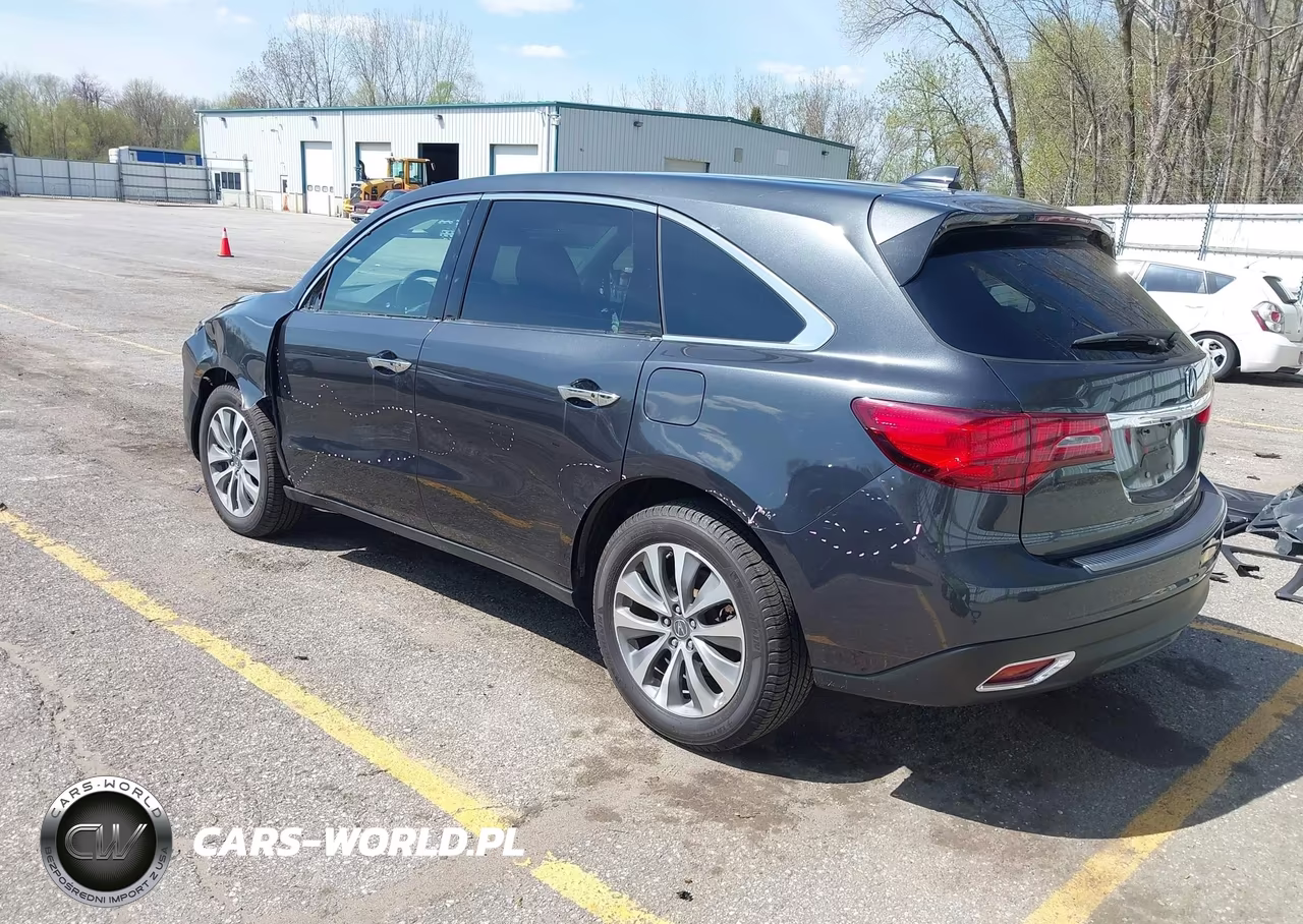 2015 Acura Mdx Technology Package VIN:5FRYD4H48FB003727 - 3