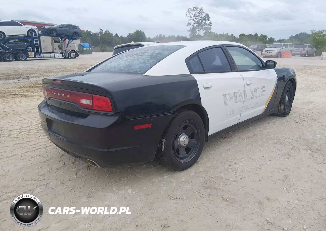 2012 Dodge Charger Police VIN:2C3CDXAT1CH153946 - 4