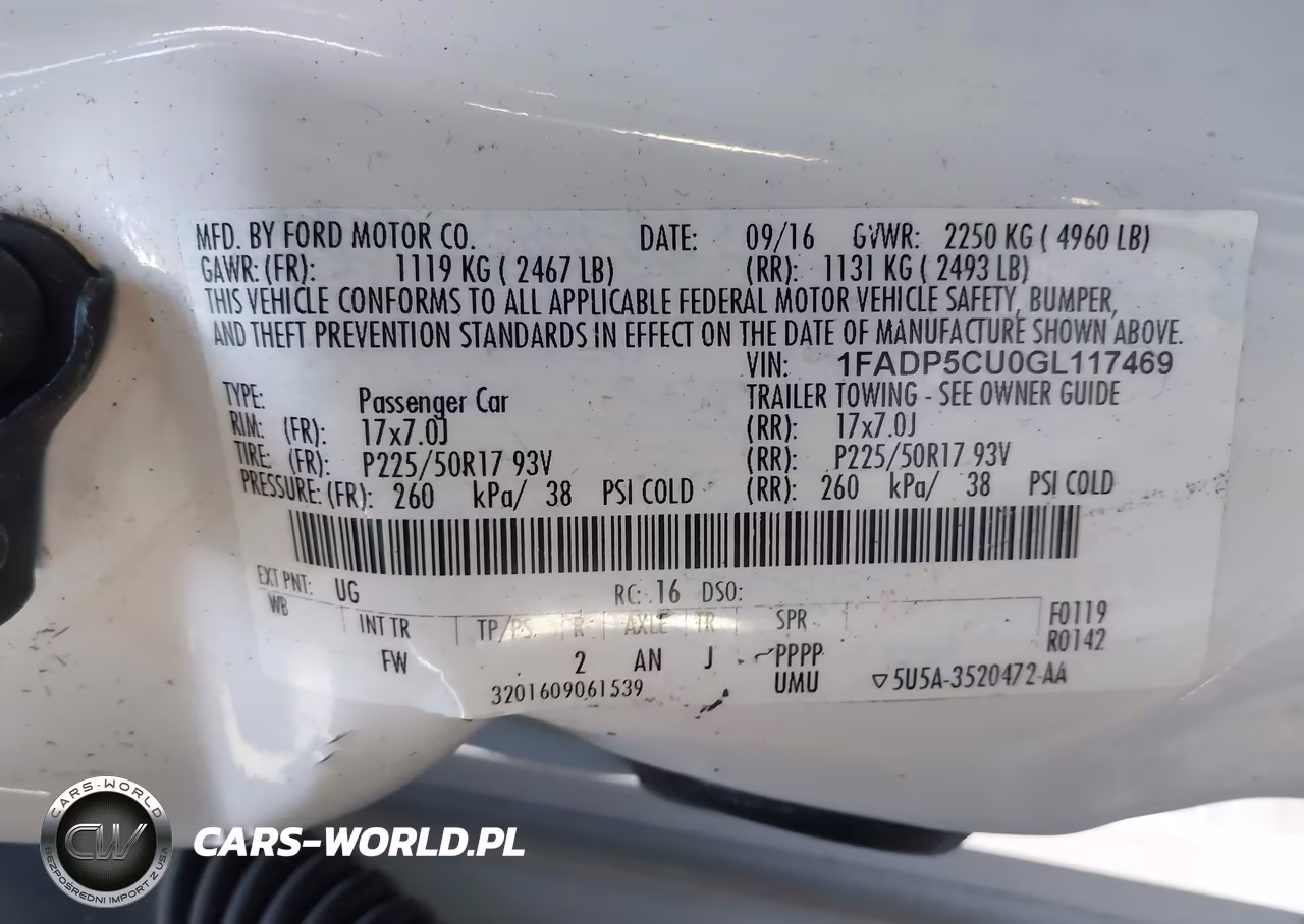 2016 Ford C-Max Energi Sel VIN:1FADP5CU0GL117469 - 9