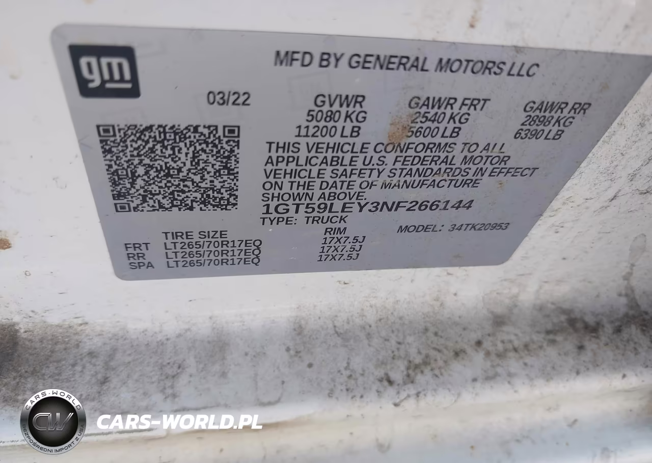 2022 GMC Sierra 2500Hd 4Wd Long Bed Pro VIN:1GT59LEY3NF266144 - 9