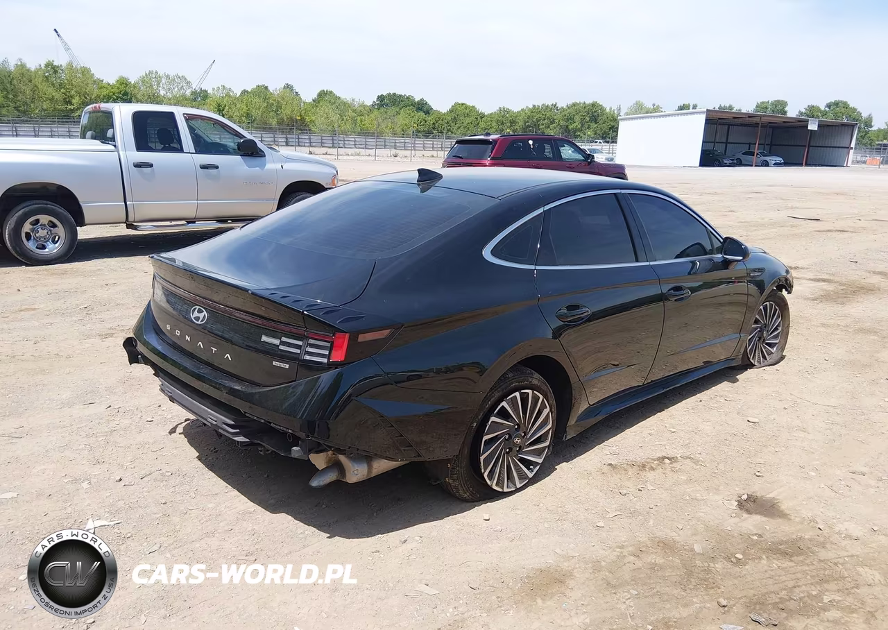 2024 Hyundai Sonata Hybrid Sel VIN:KMHL34JJ8RA100207 - 4