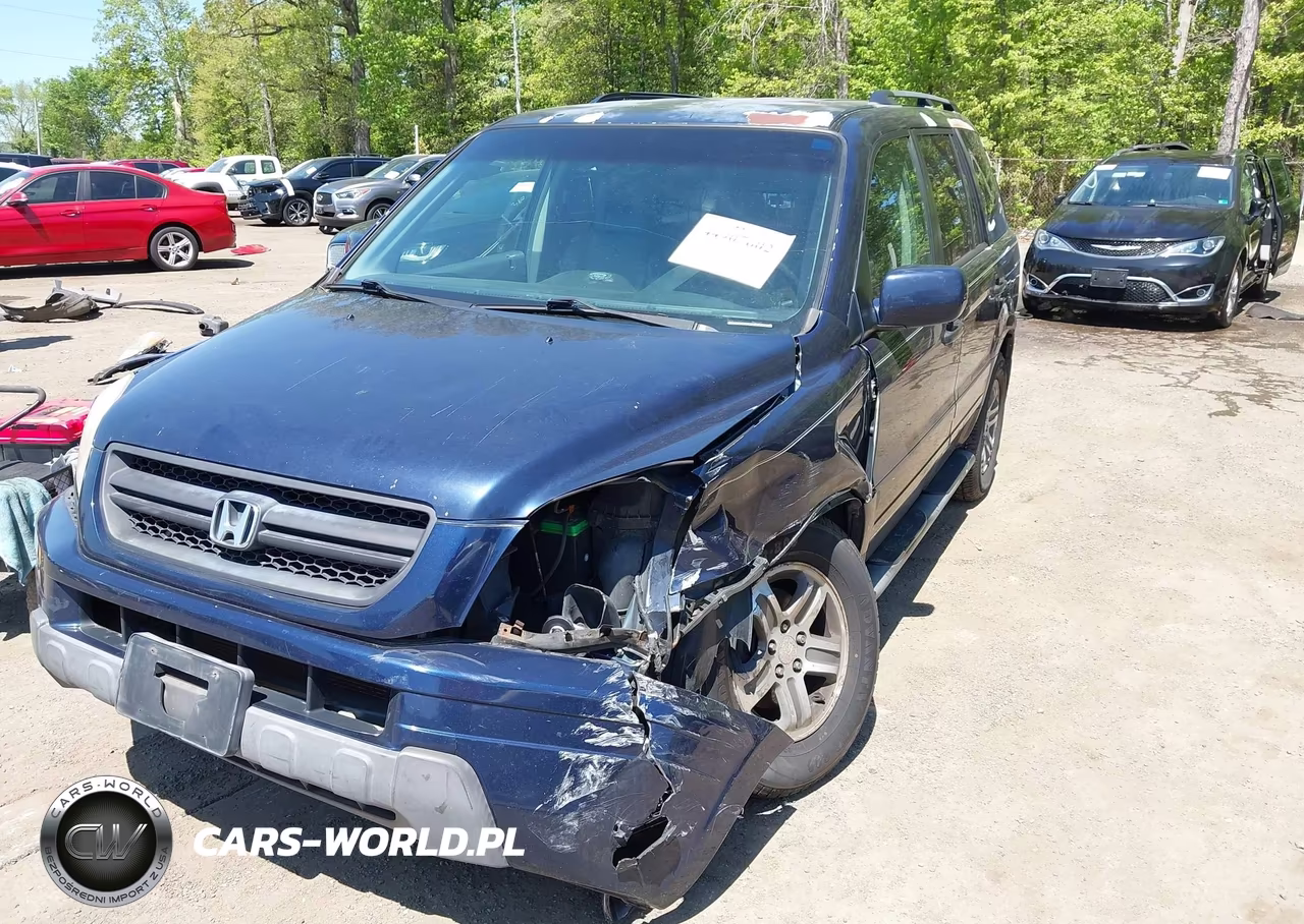 2004 Honda Pilot Ex-L VIN:2HKYF18524H558304 - 2