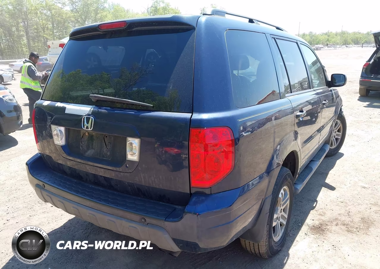 2004 Honda Pilot Ex-L VIN:2HKYF18524H558304 - 4