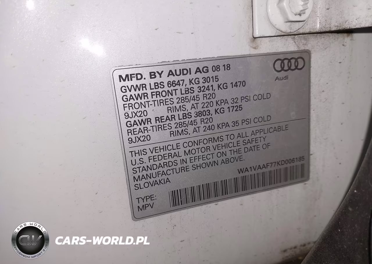 2019 Audi Q7 55 Premium VIN:WA1VAAF77KD006185 - 9