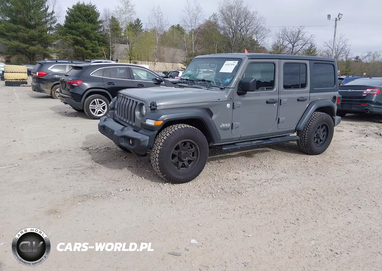 2019 Jeep Wrangler Unlimited Sport S 4X4 VIN:1C4HJXDN3KW637981 - 2