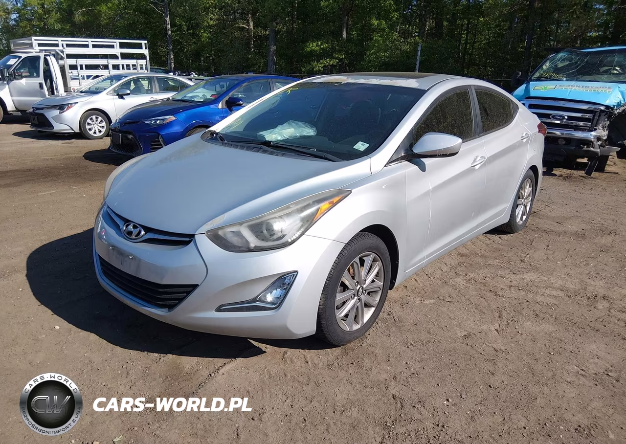 2015 Hyundai Elantra Se VIN:5NPDH4AE7FH548567 - 2
