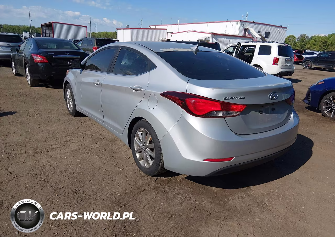 2015 Hyundai Elantra Se VIN:5NPDH4AE7FH548567 - 3
