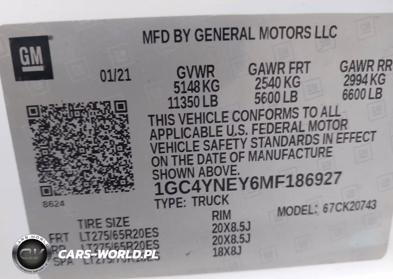 2021 Chevrolet Silverado 2500Hd VIN:1GC4YNEY6MF186927 - 9