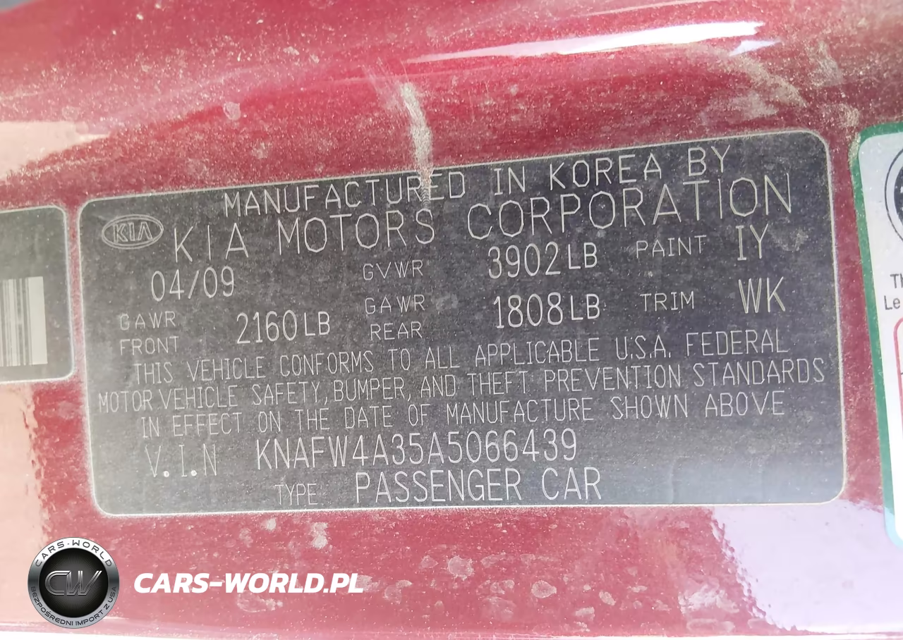 2010 Kia Forte Sx VIN:KNAFW4A35A5066439 - 9