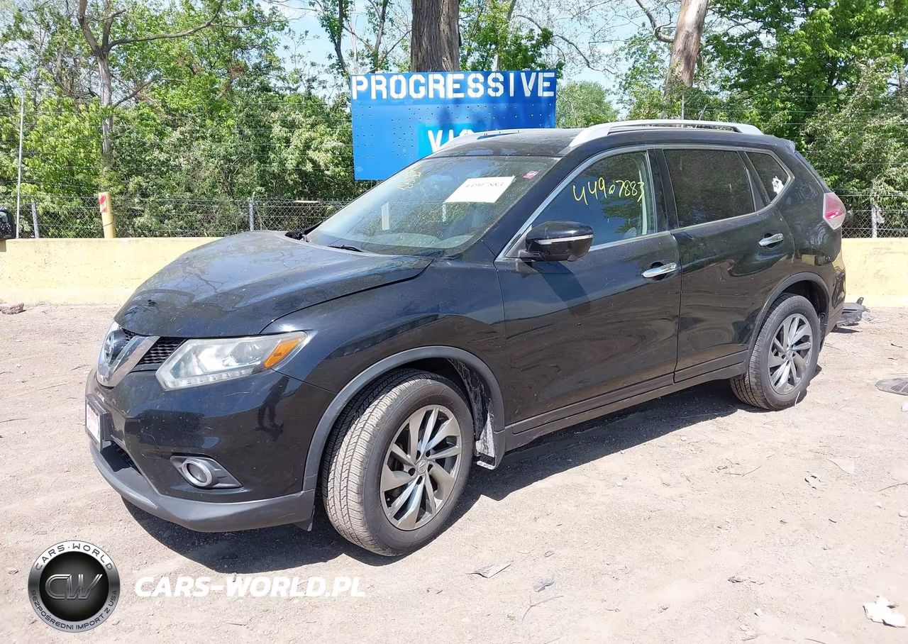 2014 Nissan Rogue Sl VIN:5N1AT2MV7EC789777 - 2