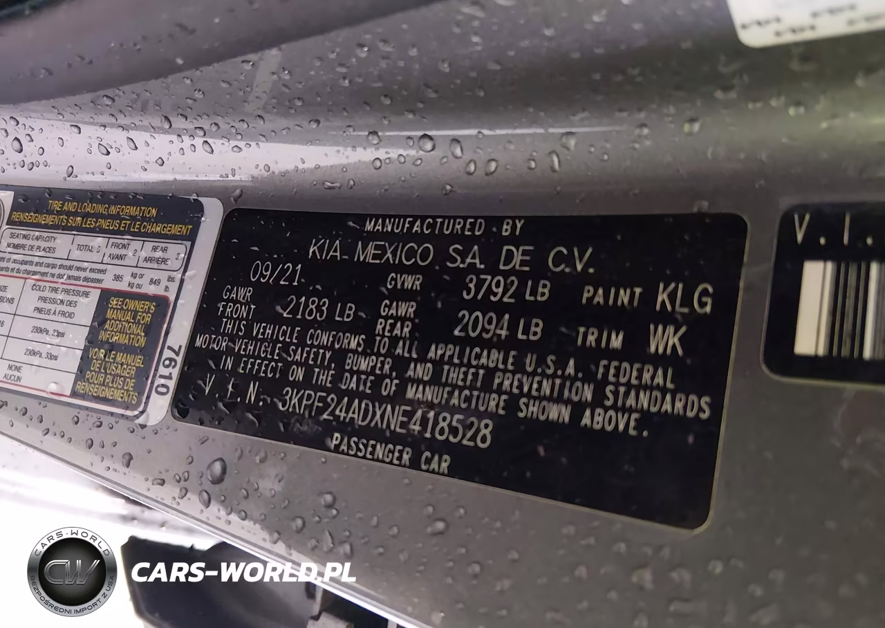 2022 Kia Forte Lxs VIN:3KPF24ADXNE418528 - 9