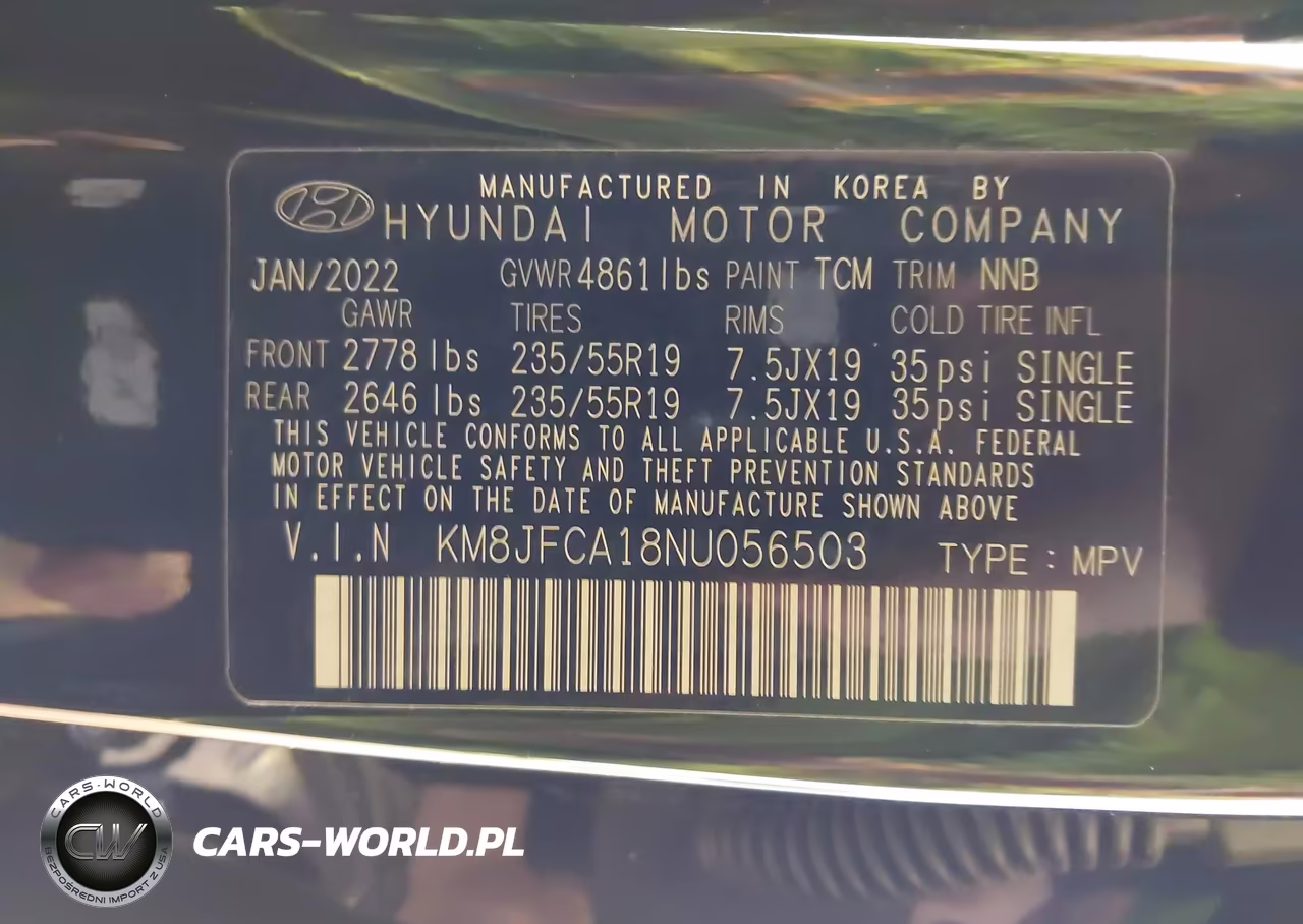 2022 Hyundai Tucson Hybrid Sel Convenience VIN:KM8JFCA18NU056503 - 9