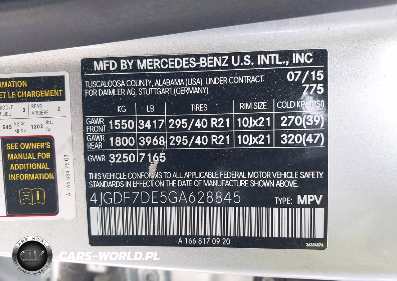 2016 Mercedes-Benz Gl 550 4Matic VIN:4JGDF7DE5GA628845 - 9