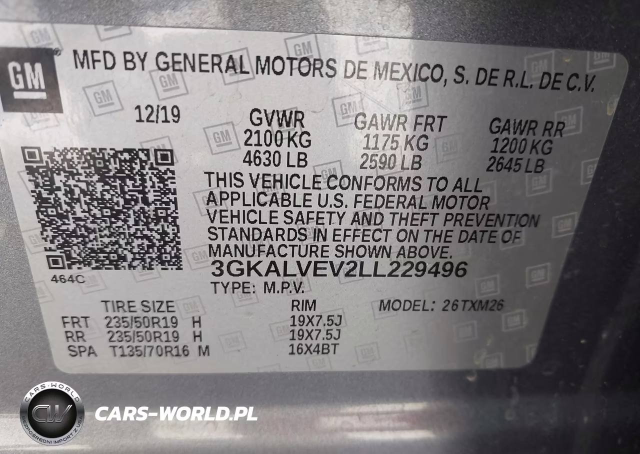 2020 GMC Terrain Awd Slt VIN:3GKALVEV2LL229496 - 9