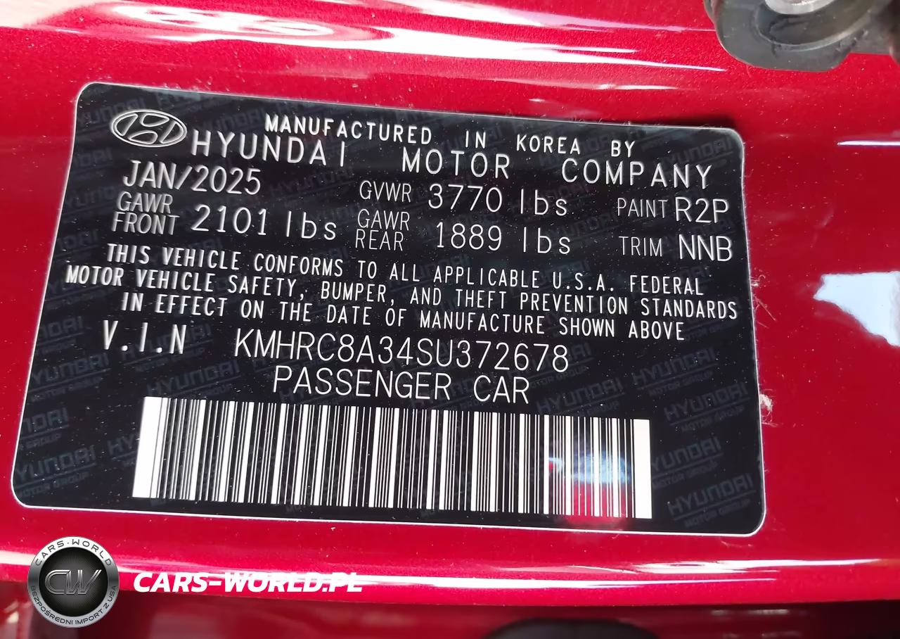 2025 Hyundai Venue Sel VIN:KMHRC8A34SU372678 - 9