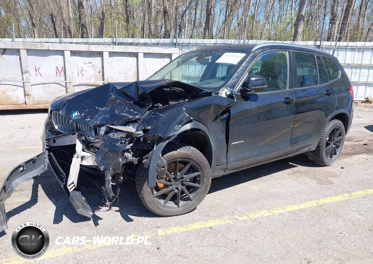 2017 BMW X3 xDrive35I VIN:5UXWX7C5XH0U40873 - 2