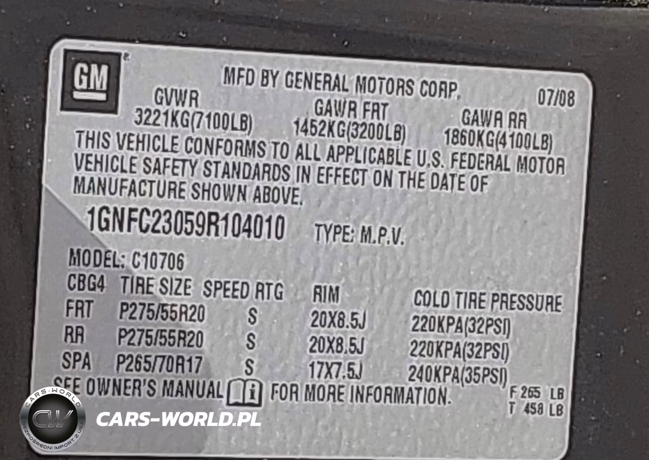 2009 Chevrolet Tahoe Lt2 VIN:1GNFC23059R104010 - 9