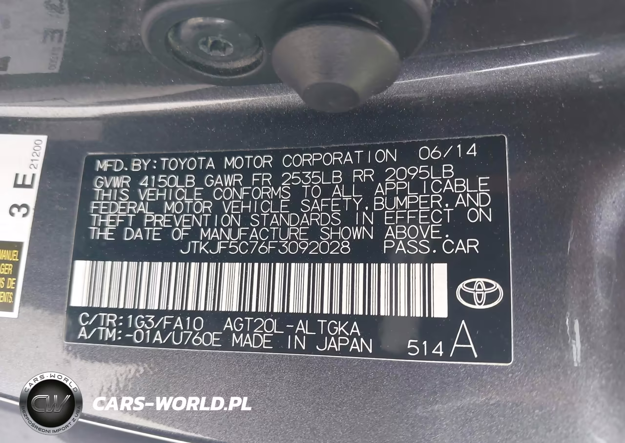 2015 Scion Tc VIN:JTKJF5C76F3092028 - 9