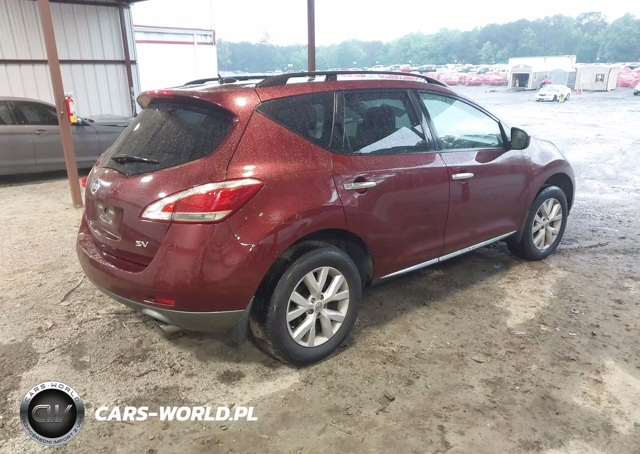 2012 Nissan Murano Sv VIN:JN8AZ1MU4CW113579 - 4