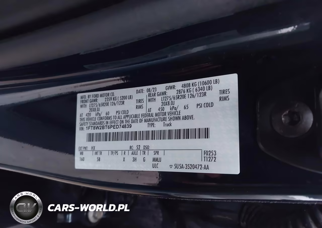 2023 Ford F-250 Lariat VIN:1FT8W2BT6PED74839 - 8