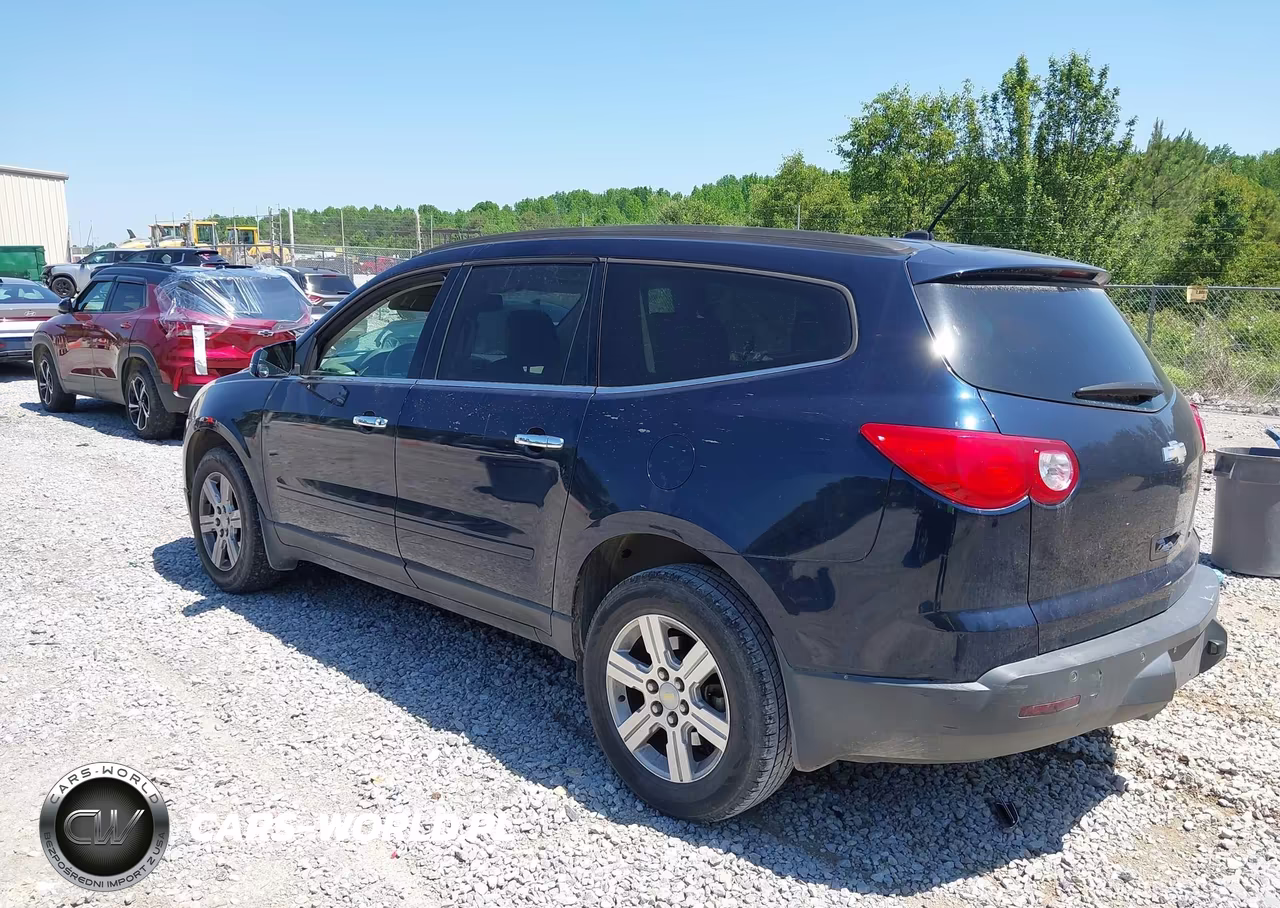 2012 Chevrolet Traverse 2Lt VIN:1GNKRJED9CJ198745 - 3