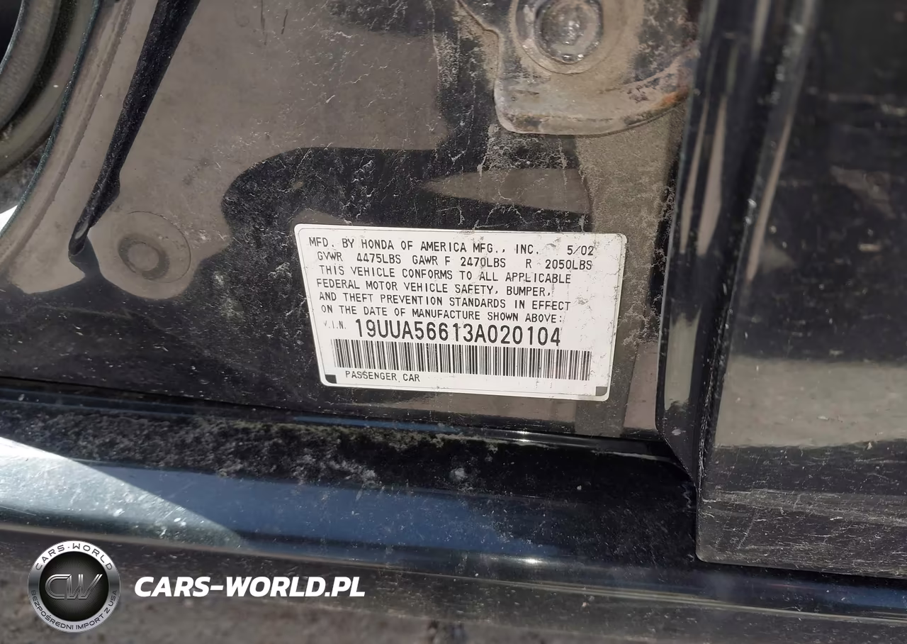 2003 Acura Tl 3.2 VIN:19UUA56613A020104 - 9